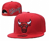 Bulls Team Logo Red Adjustable Hat GS (2),baseball caps,new era cap wholesale,wholesale hats